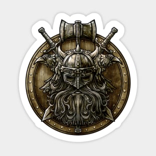 Viking Shield - Nordic Norse Valhalla Sticker